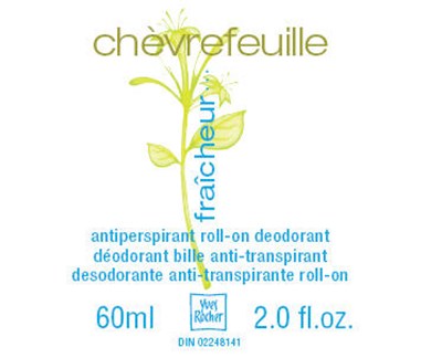 Front Label (Fraicheur Chevrefeuille Antiperspirant And Deodorant Roll On Front Label)